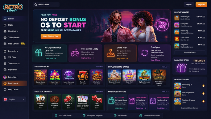 retrobet Gameplay