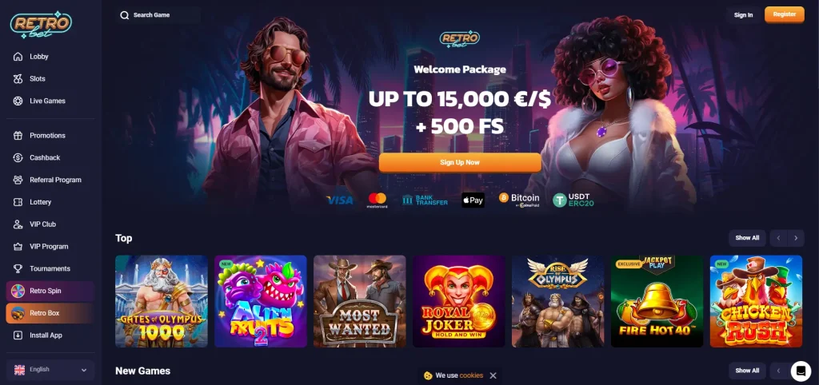 retrobet Gameplay